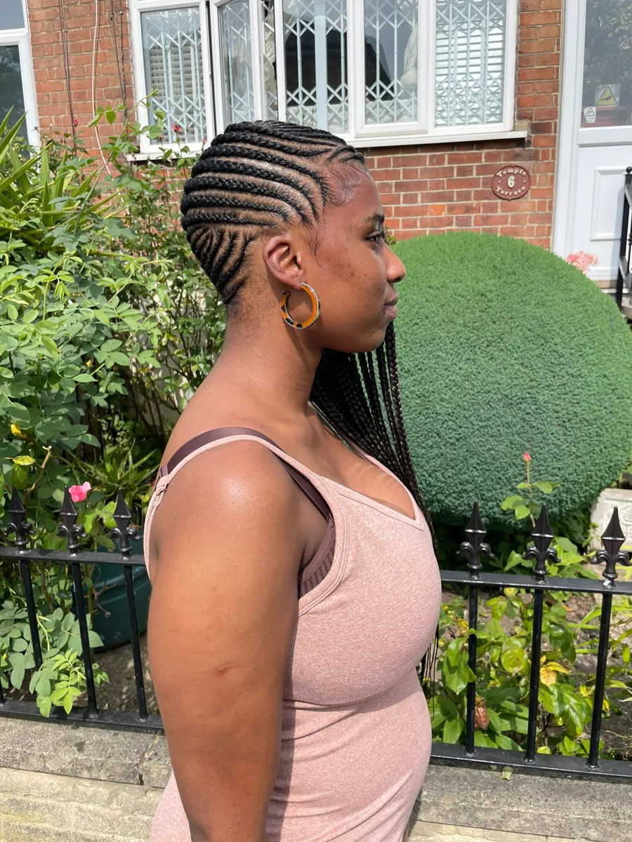 Cornrows at Maxine's
