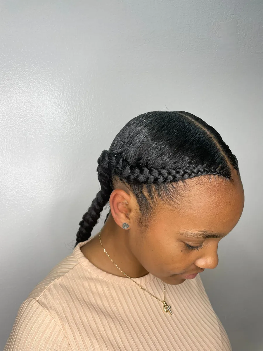 Cornrows at Maxine's