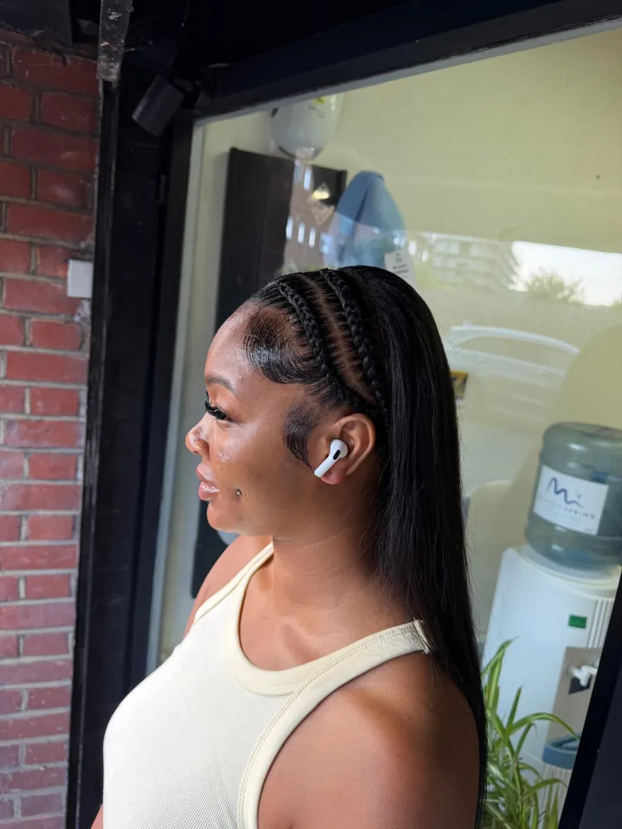 Sleek & Ponytails at Maxine's