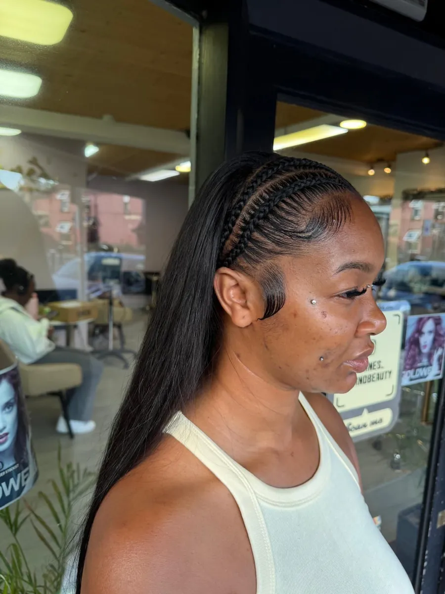 Sleek & Ponytails at Maxine's